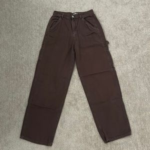 Garage Brown Carpenter Pants
